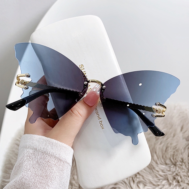 Image of Butterfly Frame Sunglasses Beach Fashion Shades Sunglasses For Women/Men #4