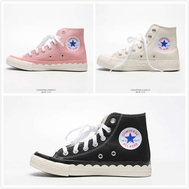 converse scallop high top