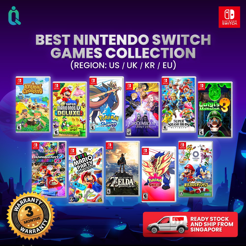 Nintendo Switch Games / Best Games Selection / Mario / Pokemon / Switch