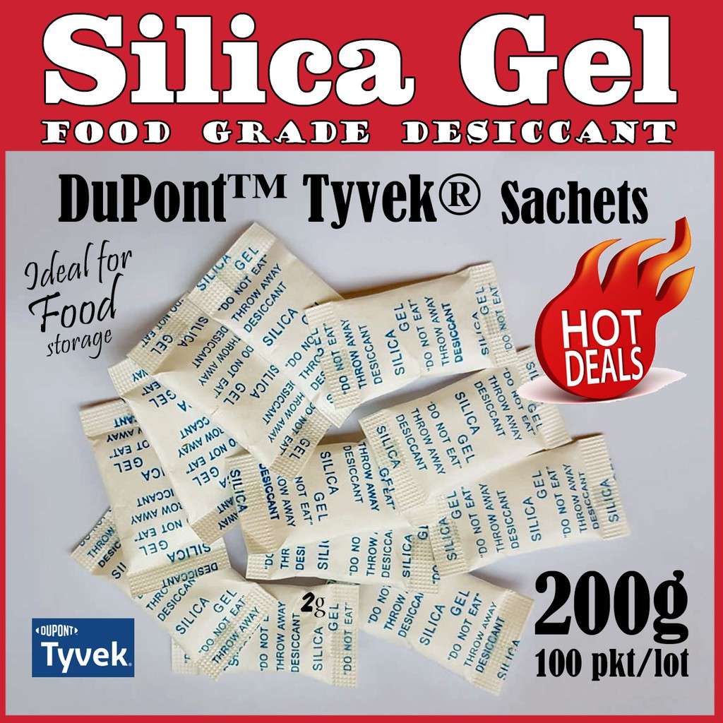 food-grade-silica-gel-desiccant-200g-dupont-patented-tyvek-sachet