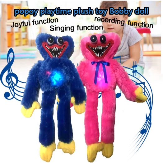 Poppy playtime Glowing Singing Twisting Recording Plush Bobby Doll ...