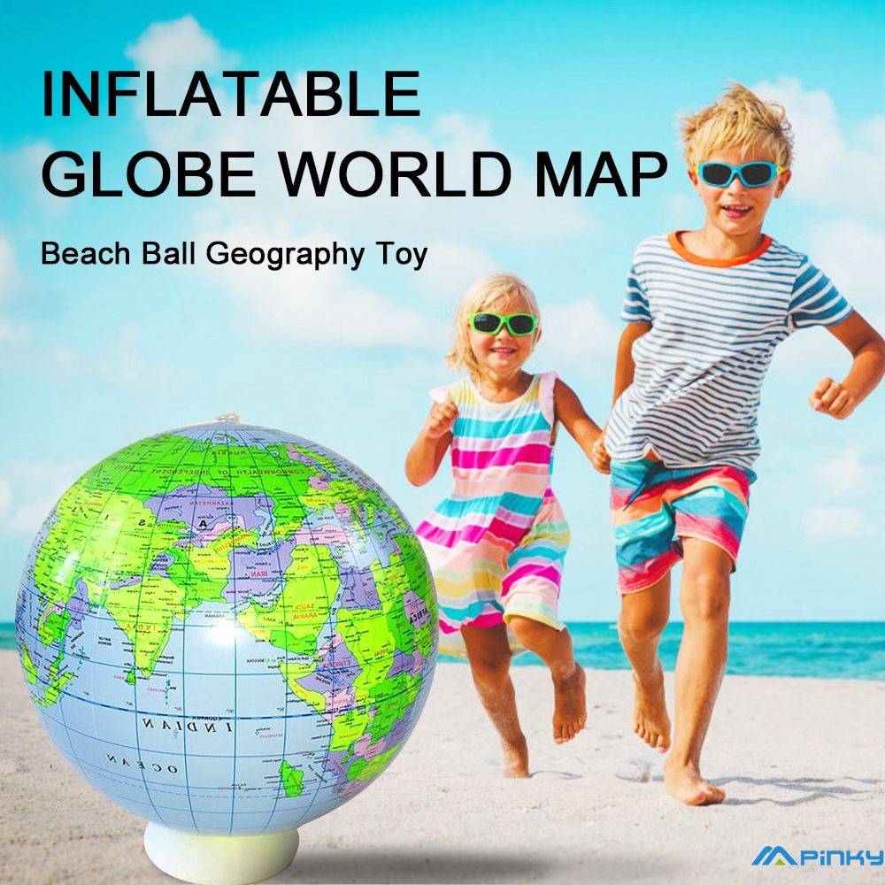 inflatable world globe beach ball