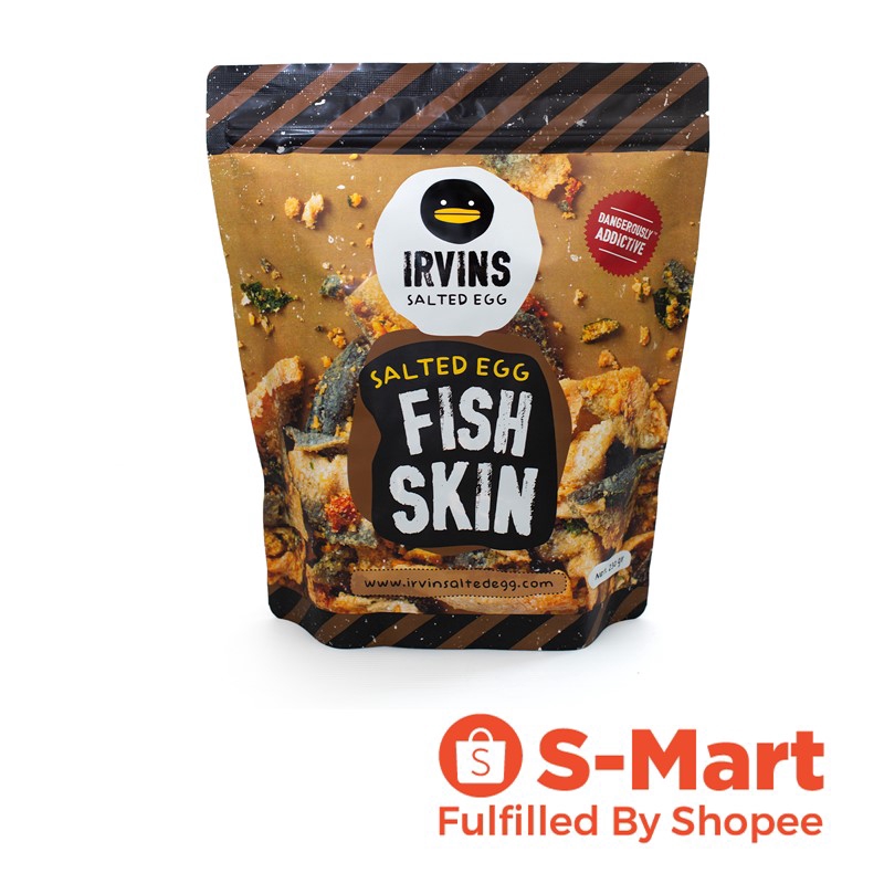 IRVINS Salted Egg Fish Skin 230g (Big) Shopee Singapore