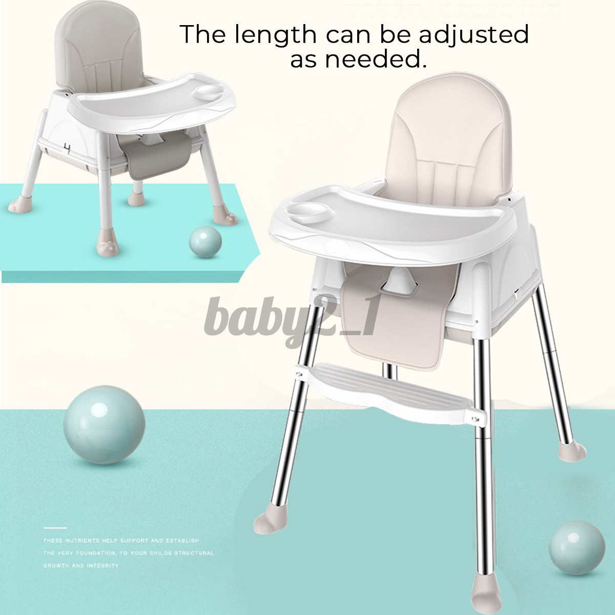 3 in 1 baby high chair convertible