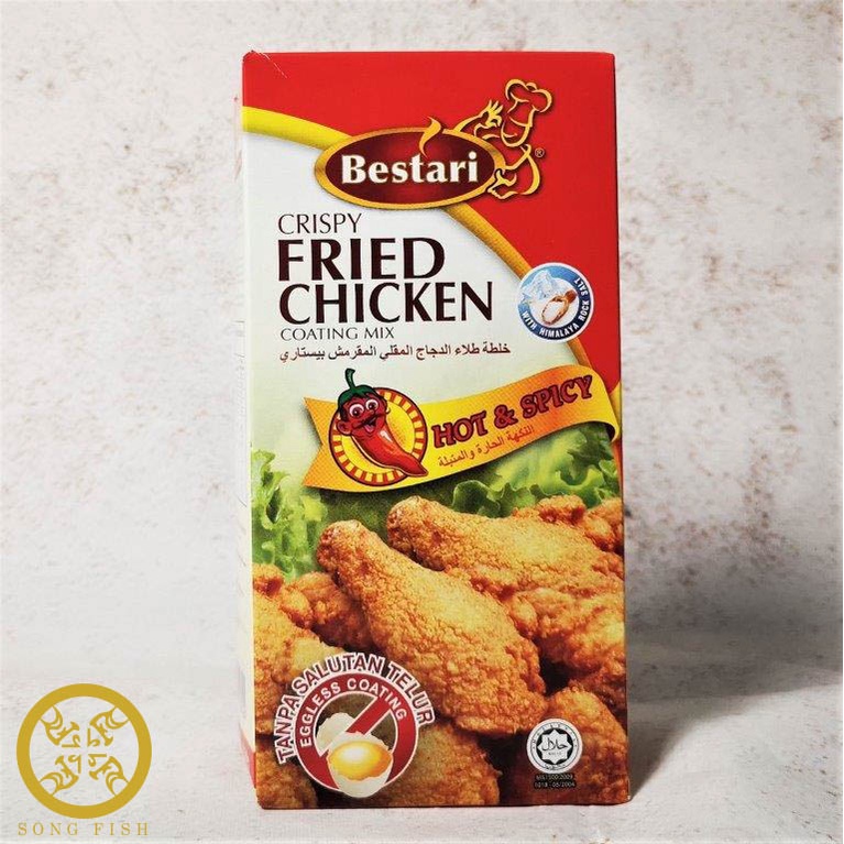 Bestari Crispy Fried Chicken Coating Mix Hot And Spicy Shopee Singapore 4619