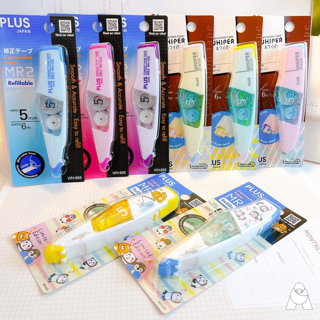 Plus Correction tape model MR2 WH655 / WH645 LIMITED EDITION Shopee