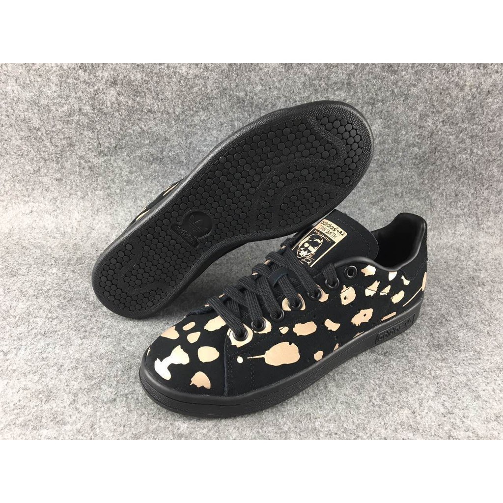 stan smith black gold