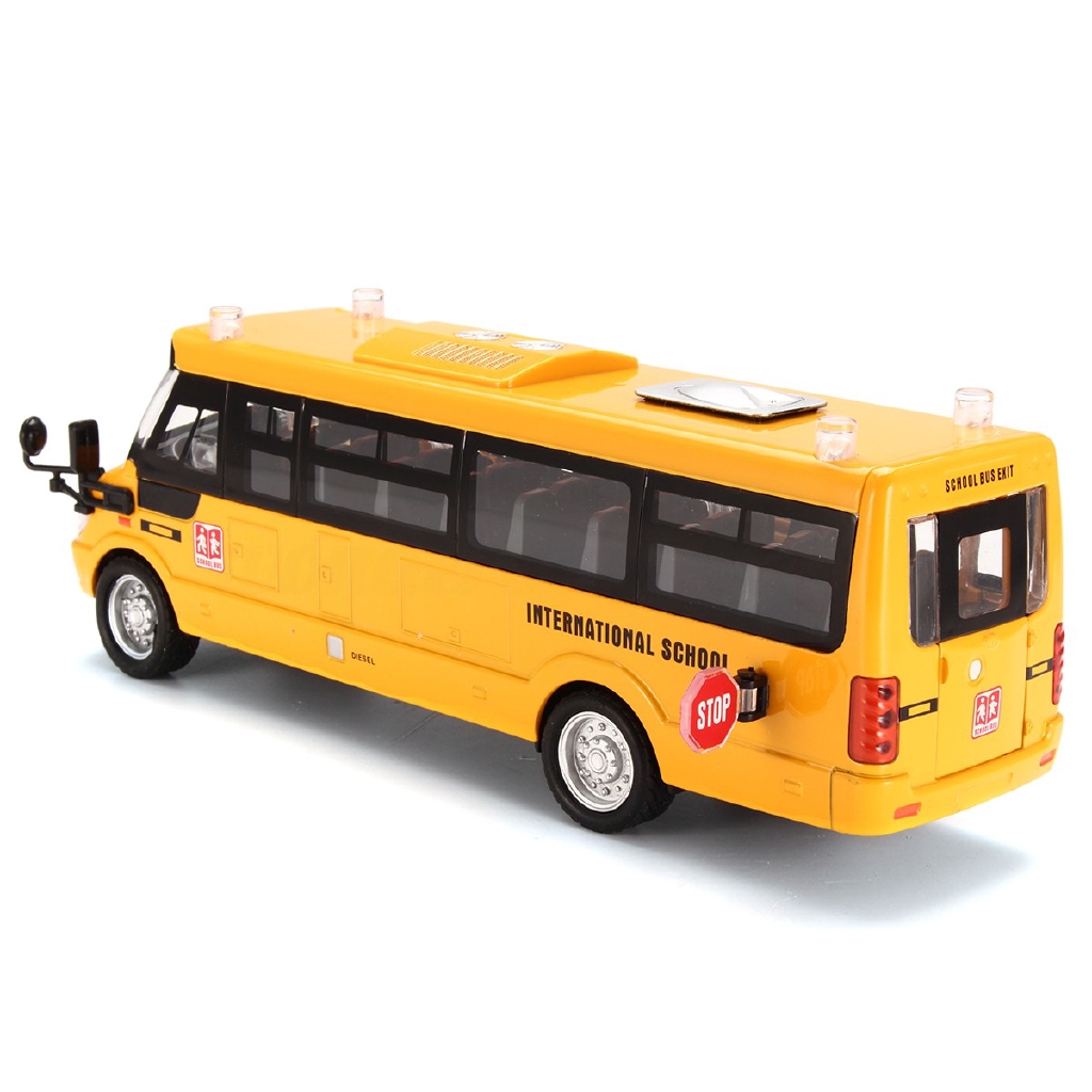 diecast school bus with lights