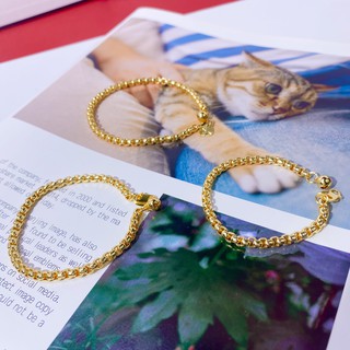Image of thu nhỏ jewellery emas cop 916 gold bracelet kids bracelet emas korea bracelet gold plated bracelet 916 gold bracelet #3
