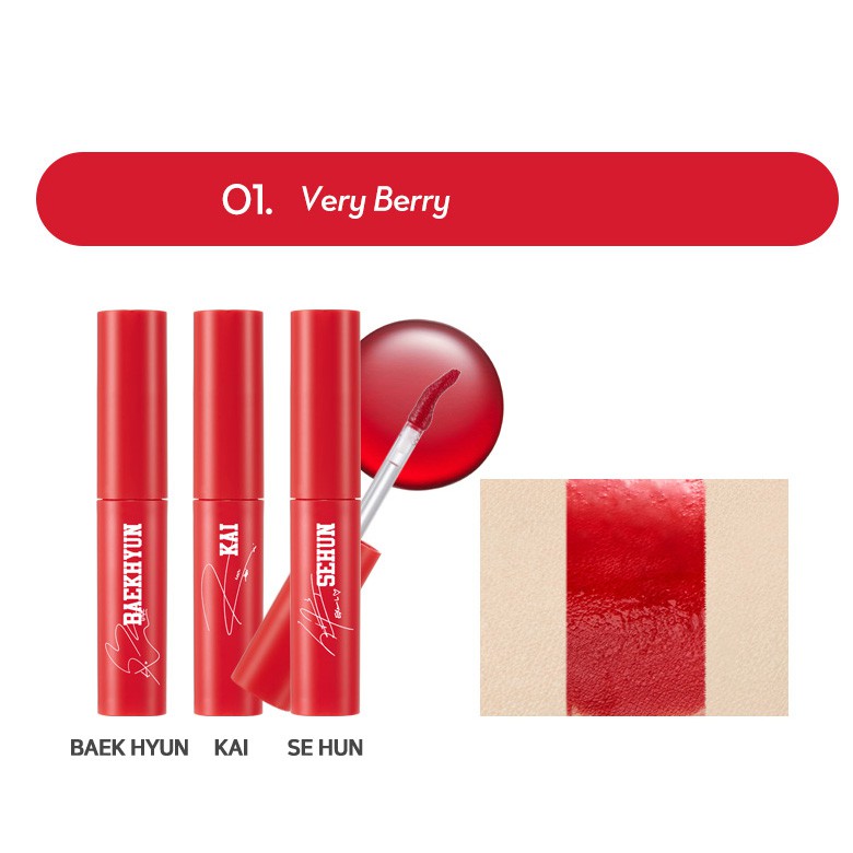 Nature Republic Exo Edition Water Tint 3g With Exo Photo Card 1ea Shopee Singapore