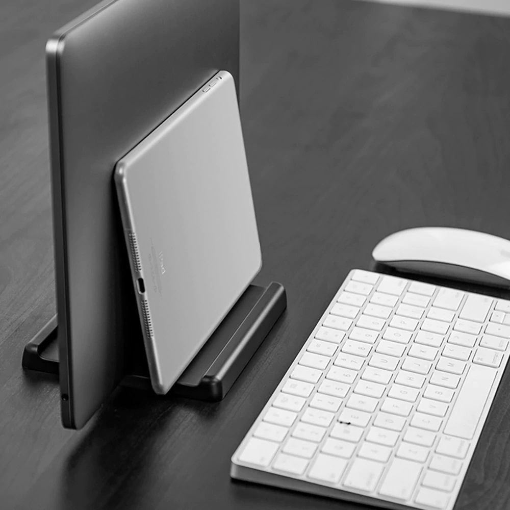 Vertical Laptop Stand Adjustable Dock Desktop Rack for Notebooks Tablet