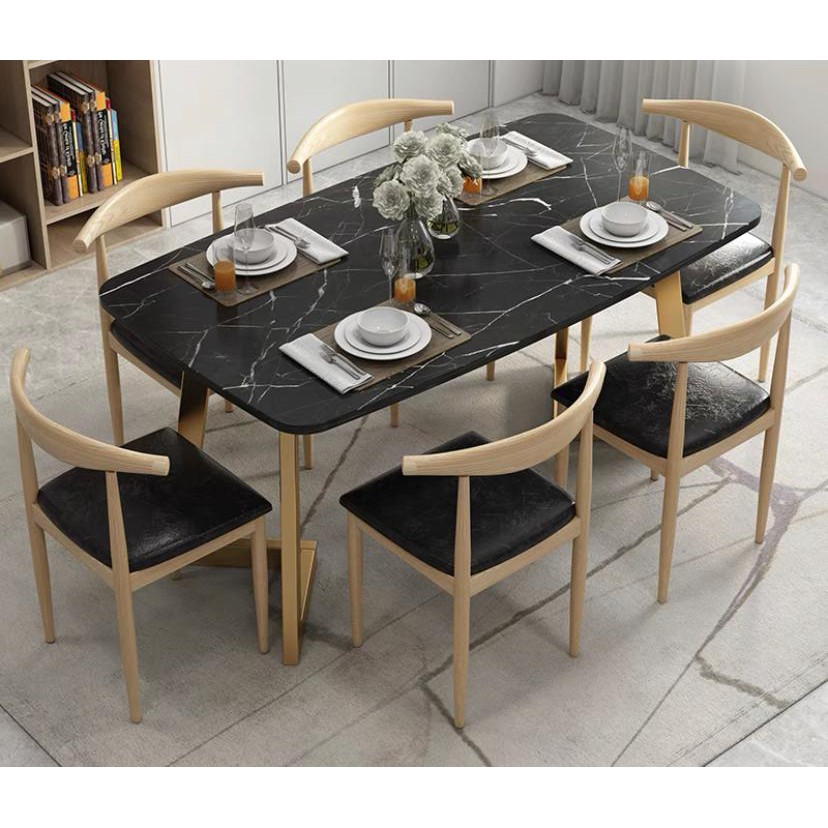 Nordic Dining Table And Chair Apartment, Apartment Dining Table And Chairs