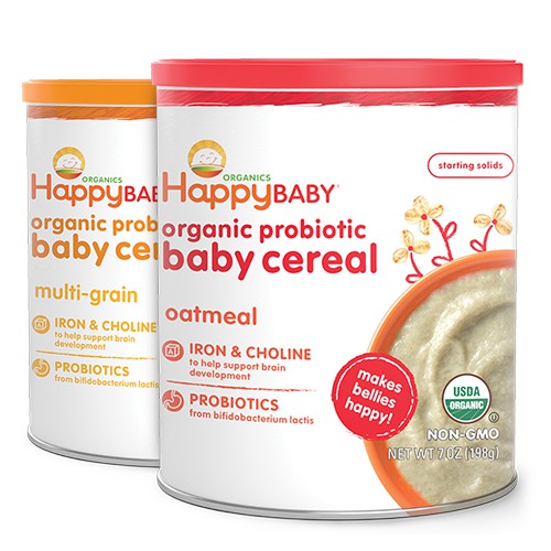 happy baby organic baby cereal