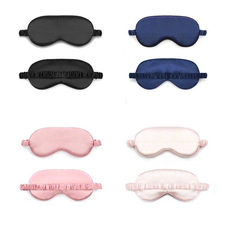 Soft Silk Sleeping Eye Mask / Breathable Eye Patch on Eyes For Sleeping /Pure Natural Silk Eye Patch Blindfold High Quality