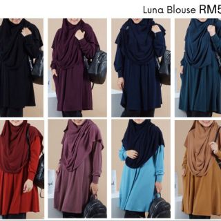  BLOUSE  LUNA BLOUSE  MUSLIMAH BLOUSE  MURAH BLOUSE  