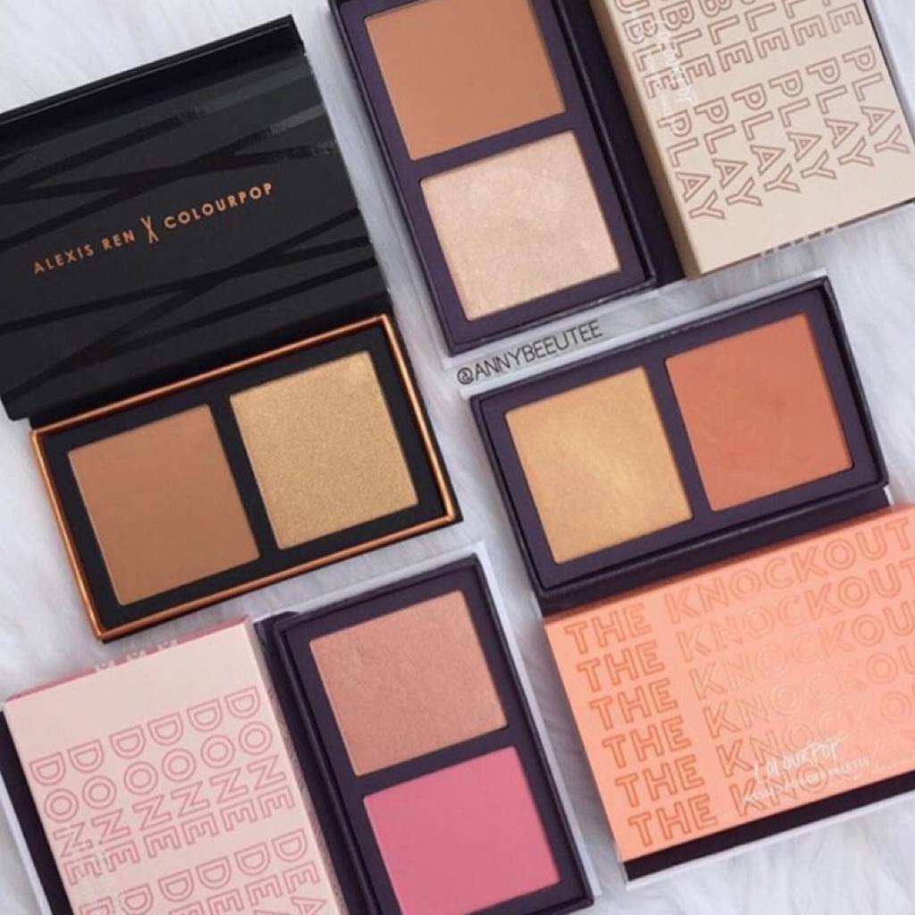 highlighter blush bronzer palette