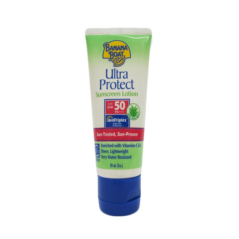 Banana Boat Ultra Protect Sunscreen Lotion Spf 50 90ml Shopee Singapore