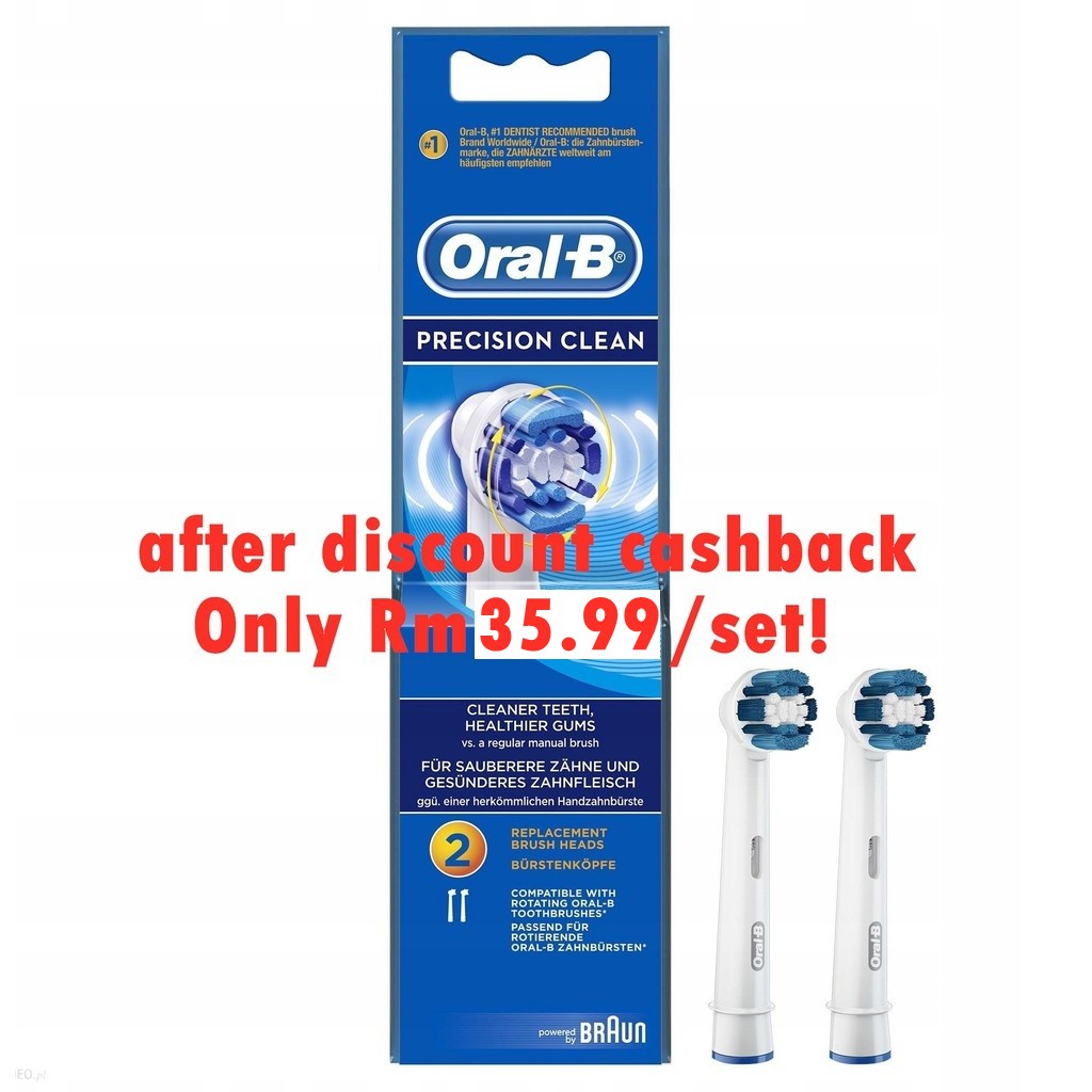 oral b precision clean refills