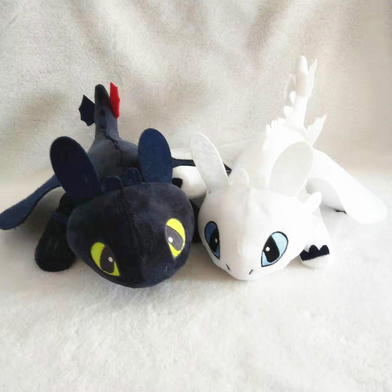 toothless and light fury plush