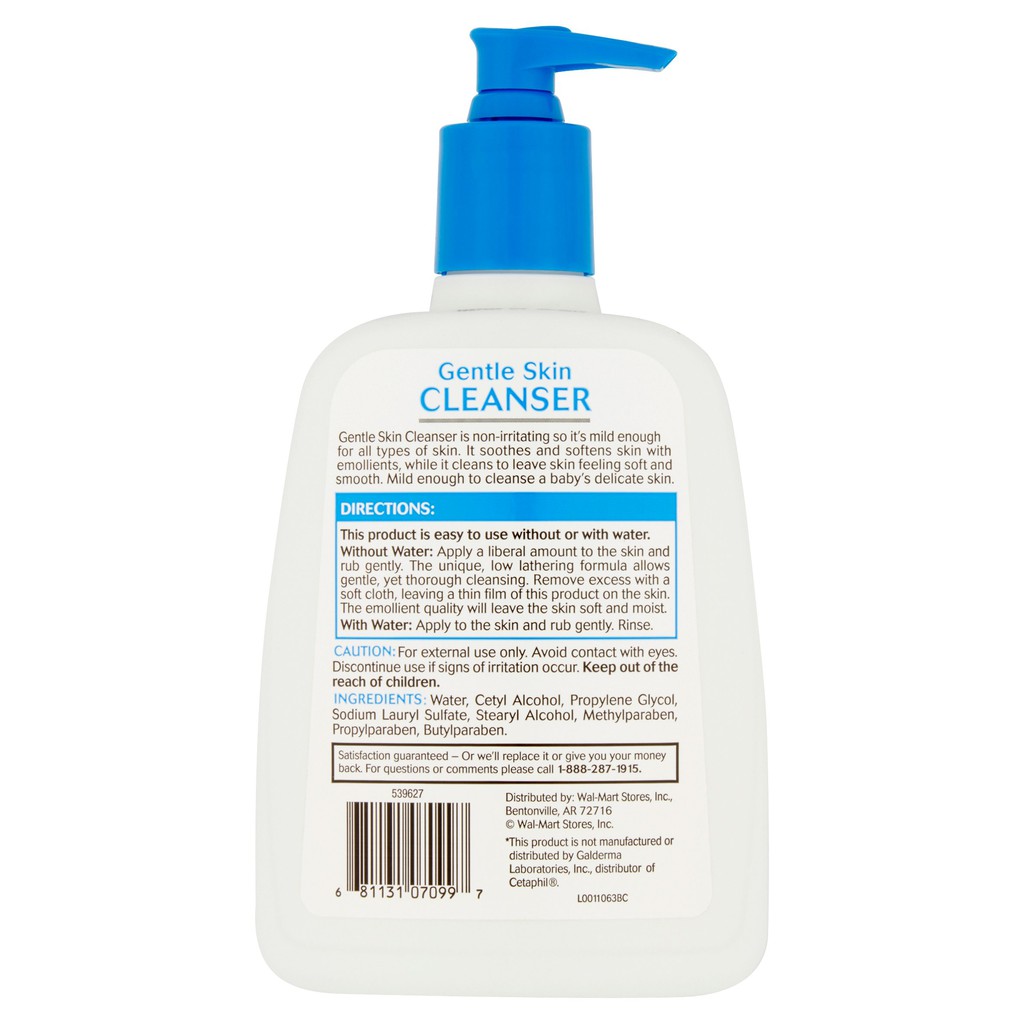 ingredients cetaphil gentle cleanser