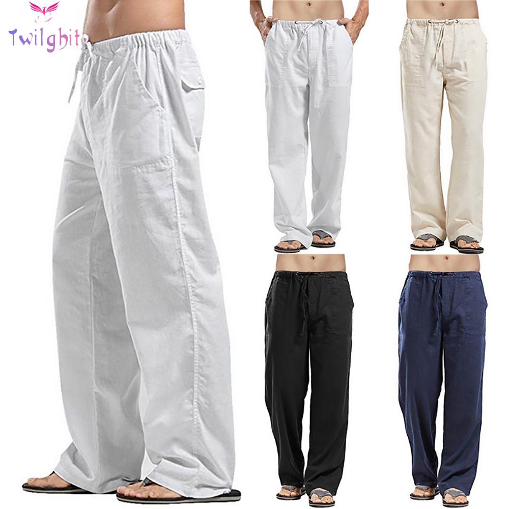 men's beach pants with drawstring