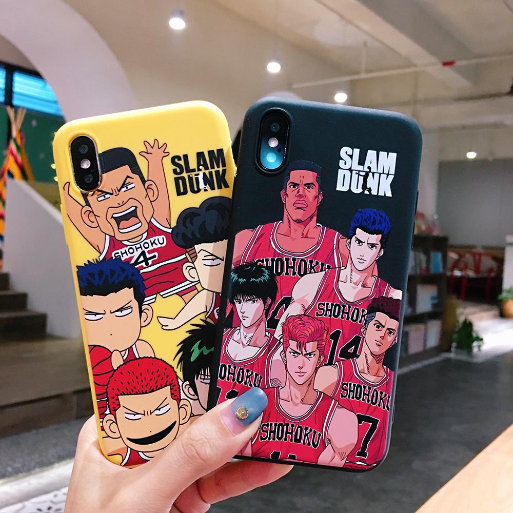 Slam Dunk Xiangbei Team Soft Tpu Cartoon Phone Case For Iphone Xs Max Xr X 8 7 6