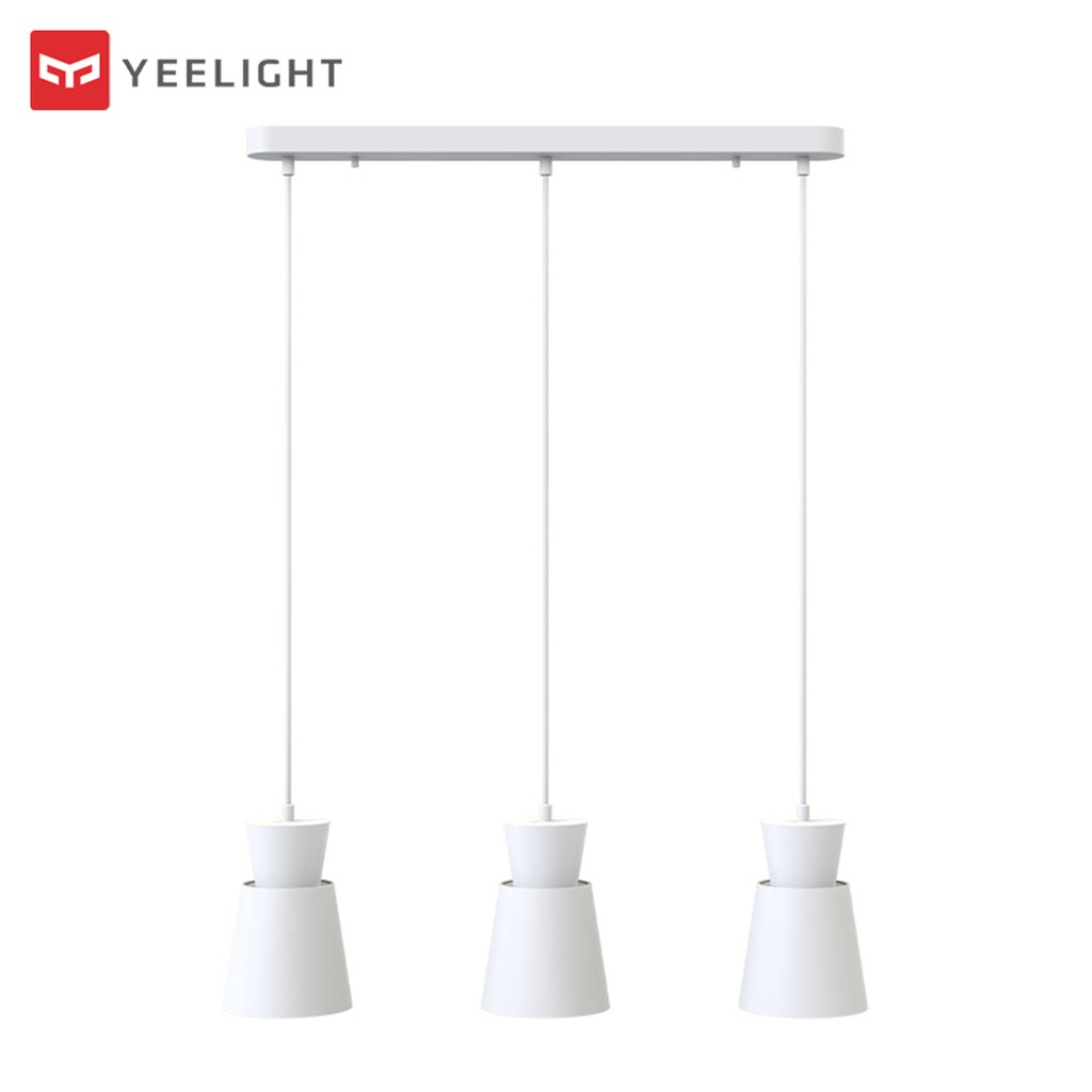 Xiaomi Yeelight Three Head E27 Dining Table Chandelier Light Voice Control Pendant Lamp Height Adjustable For Dining Room Shopee Singapore