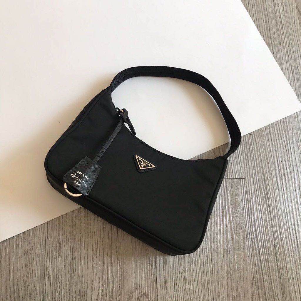 prada hobo bag nylon vintage
