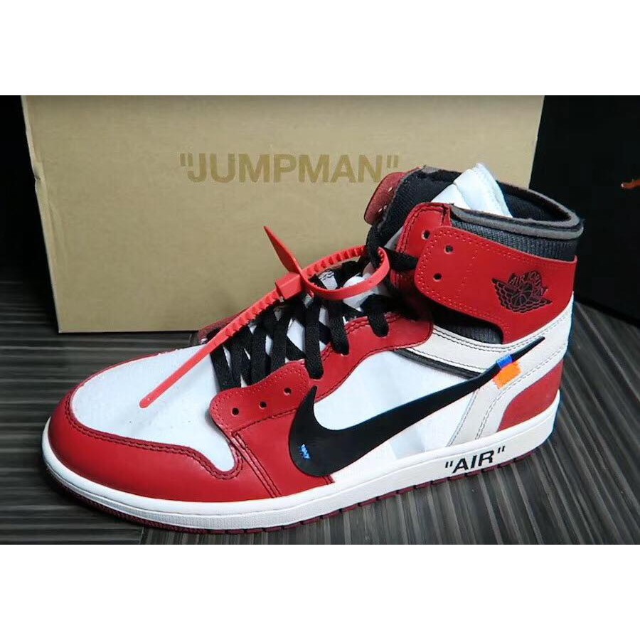 air jordan 1 high og x off white white