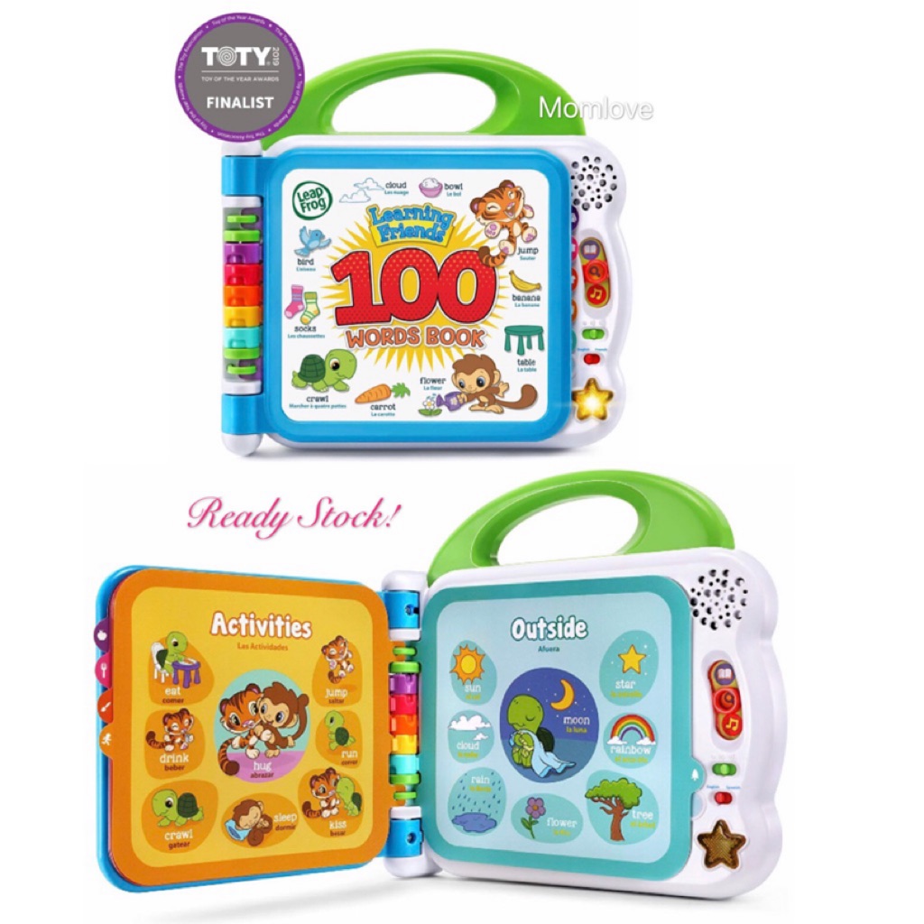 leapfrog scout and violet 100 words book bilingual