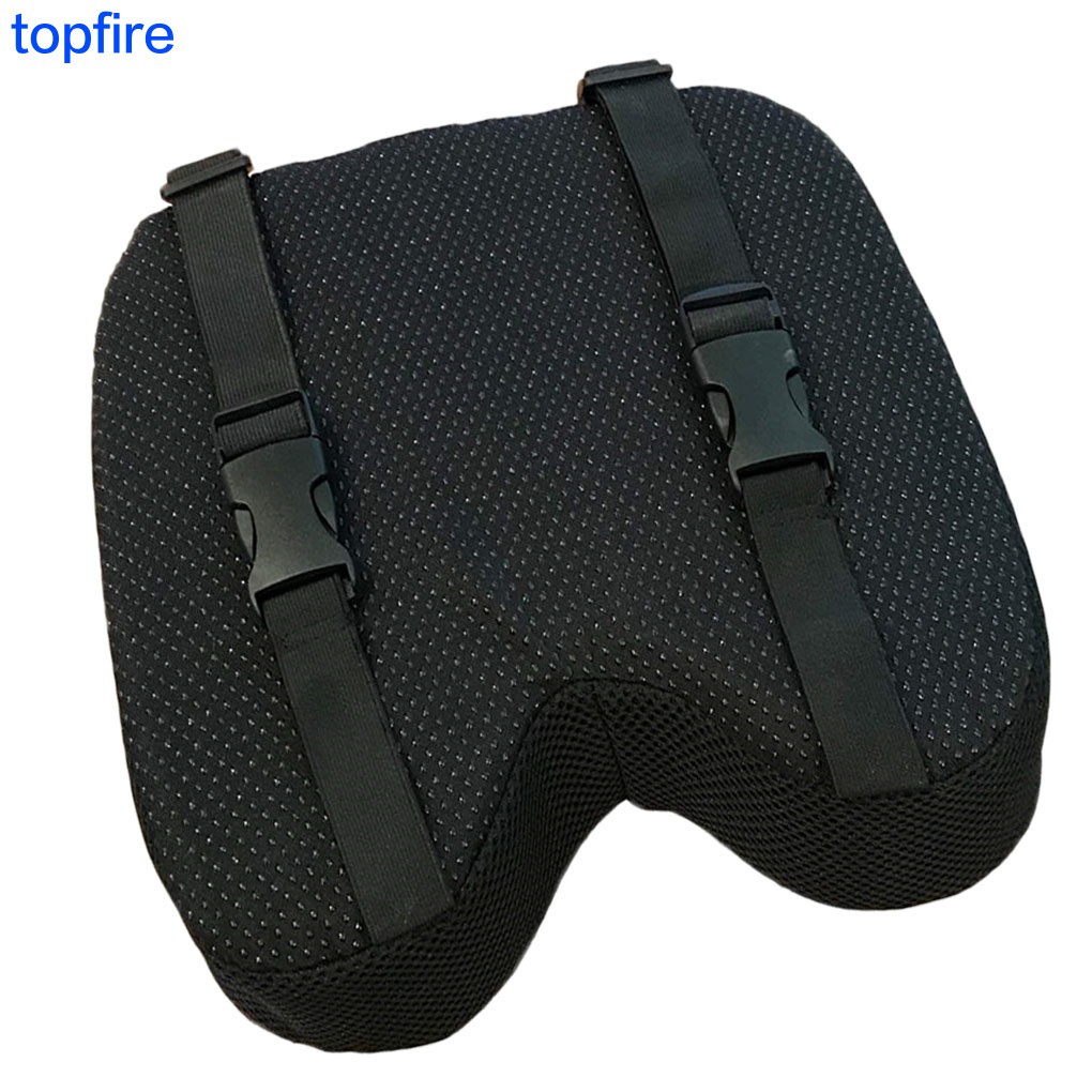 Rowing Machine Seat Cushion with Straps NonSlip Bottom Memory Foam