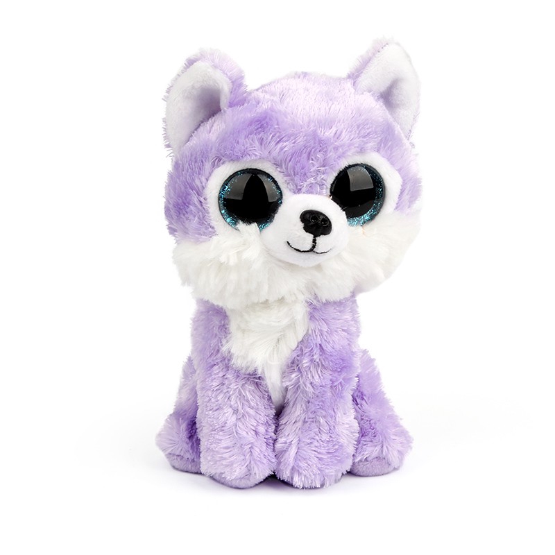 purple puppy stuffed animal