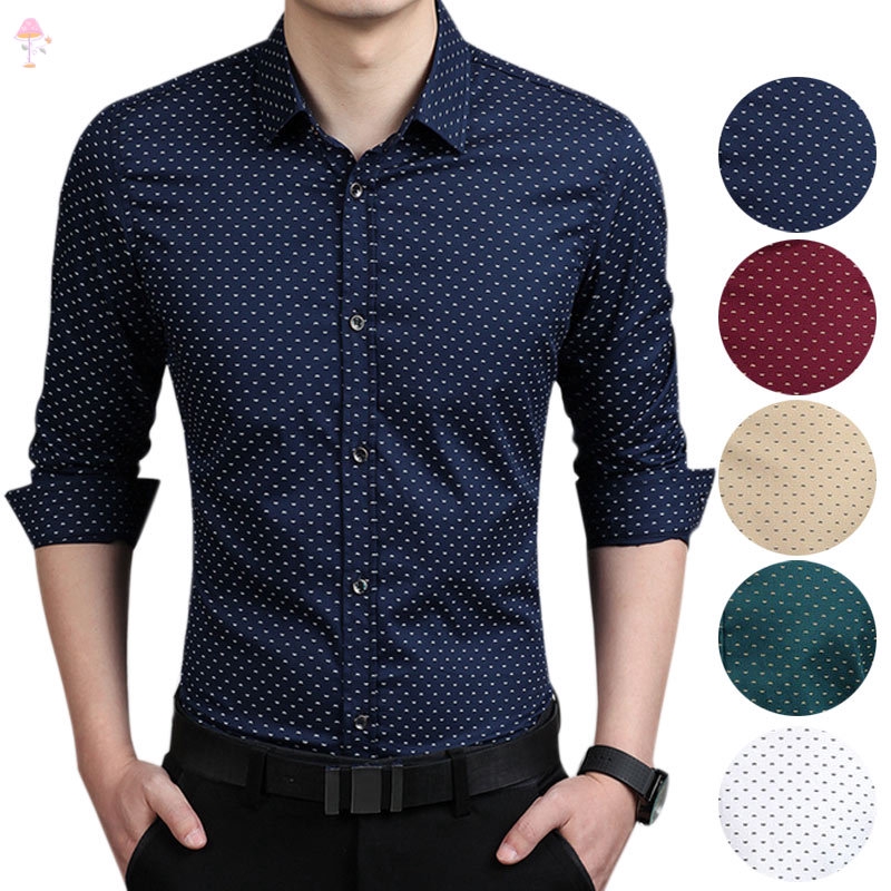 polka dot long sleeve shirt