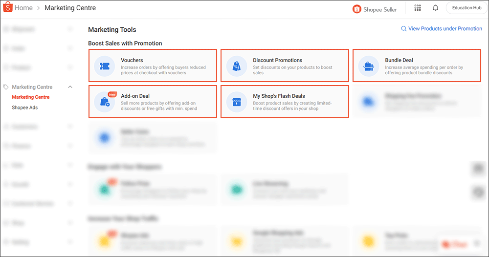 Adding Multiple Products For Promotions Shopee Sg Seller Education Hub