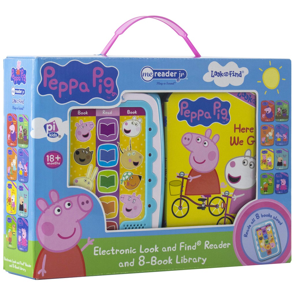 Peppa Pig Electronic Me Reader Jr and 8 Look and Find Sound Book