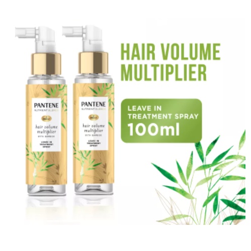 (SG Seller) Pantene Nutrient Blend Hair Volume Multiplier with Bamboo ...