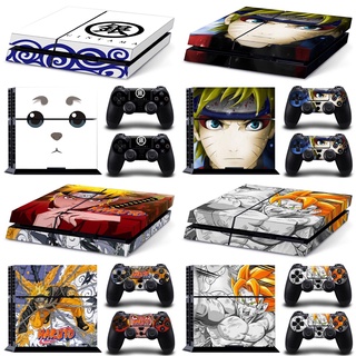 [Ready Stock] Sony PS4 Thick Machine Sticker Film 11 Type 12 Game Console Naruto Anime Matte Color