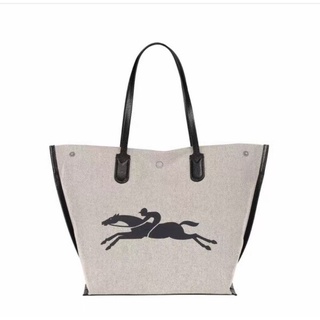 longchamp limited edition large size tote bag grey horse | Shopee Singapore