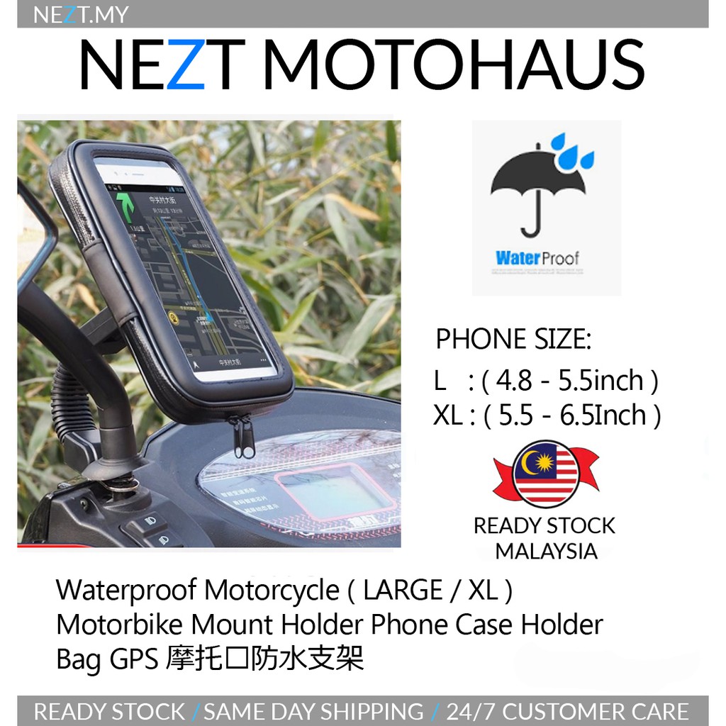 waterproof gps case for motorcycles