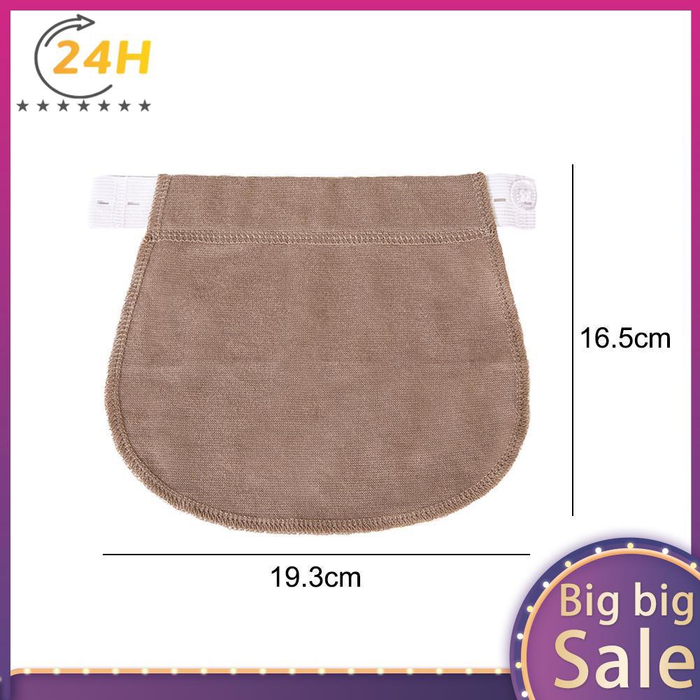Image of Pregnant Belt Pregnancy Support Maternity Pregnancy Waistband Belt Elastic Waist Extender Pants #8