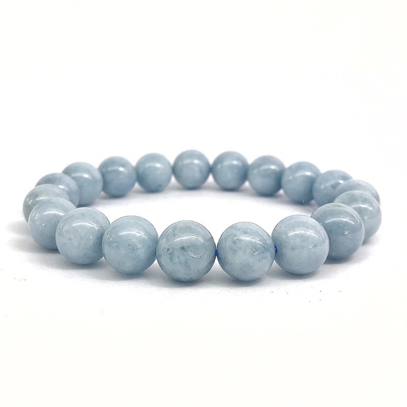 Aquamarine 10mm 海蓝宝手链 | Shopee Singapore