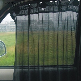[cherry] 2pcs Car SunShade Side Nylon Mesh Window Curtain Foldable Sunshade UV Protection [HOT SALE]