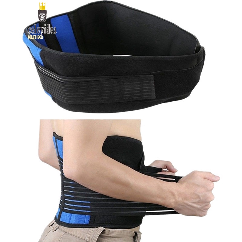 BELT DOUBLE PULL Lumbar Lower Back Support Brace Many Sizes Shopee