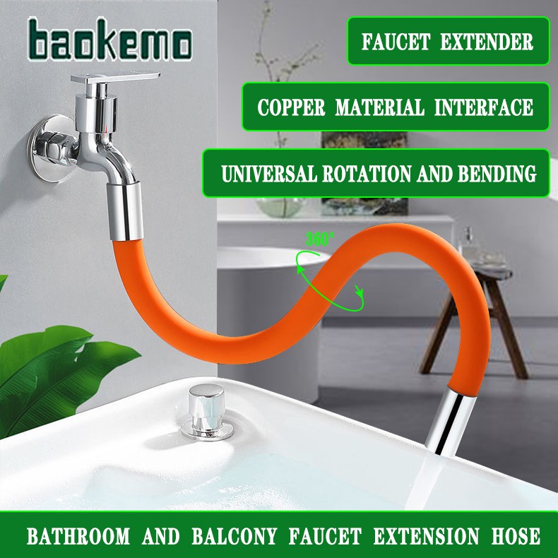 Silicone Hose Kitchen Faucet Extension Hose Bathroom Extension Water ...