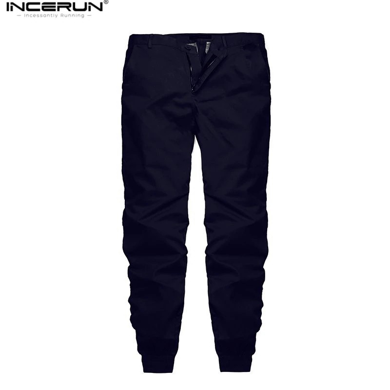 plain black skinny joggers