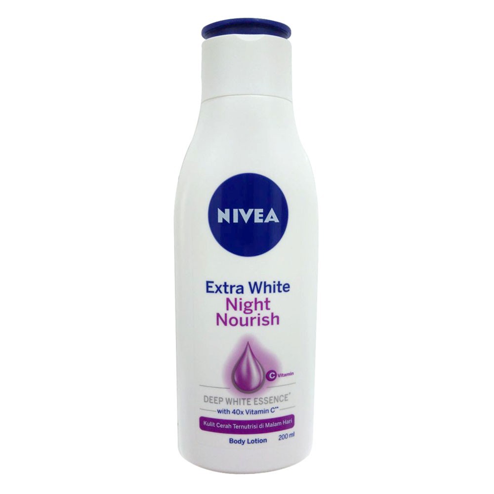 nivea extra white night nourish lotion