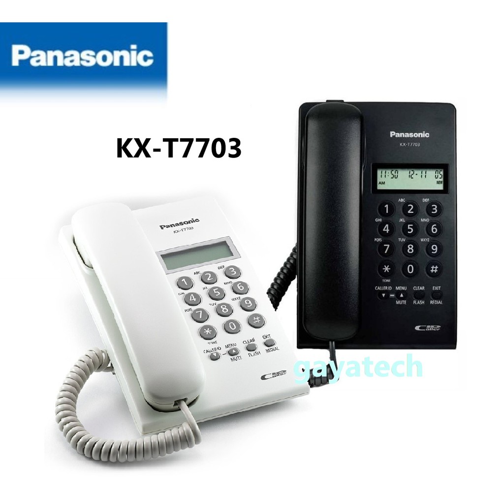 Shop Malaysia Panasonic Kx T7703 Display Caller Id Corded Telephone For House Office Use Ready Stock Shopee Singapore