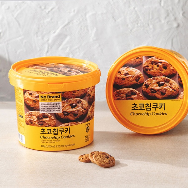 [Emart No Brand] Chocolate Chip Cookie 400g [노브랜드] 초코칩 쿠키 Shopee