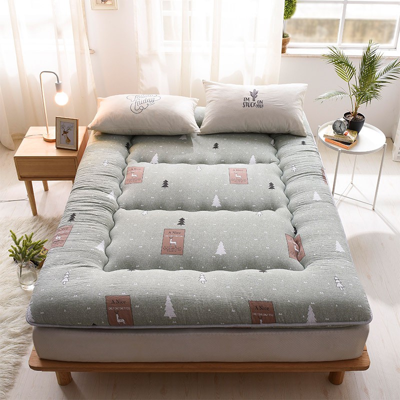 Tatami Floor Mat Sleeping Bed Foldable Futon Mattress Topper