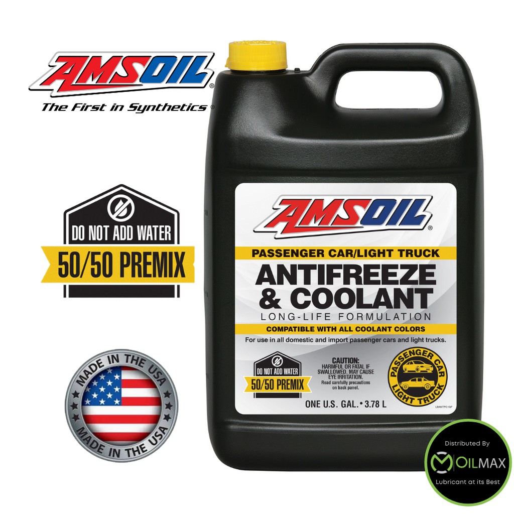 Amsoil Antifreeze & Coolant 5050 PreMix Formulations 1 Gallon (3.78L